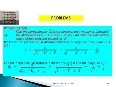 Lattice Planes Brajmohan Kushwah Ppt