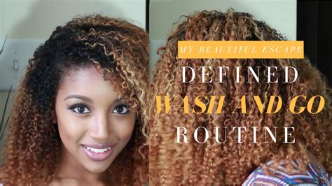 Wash And Go On Naturally Curly Hair Youtube