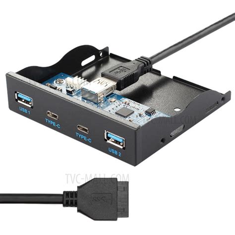 Compre USB C USB 3 0 HUB 4 Puertos Panel Frontal A La Placa Base