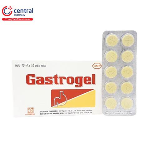[CHÍNH HÃNG] Thuốc Gastrogel (vỉ) điều trị viêm loét dạ dày, tá tràng