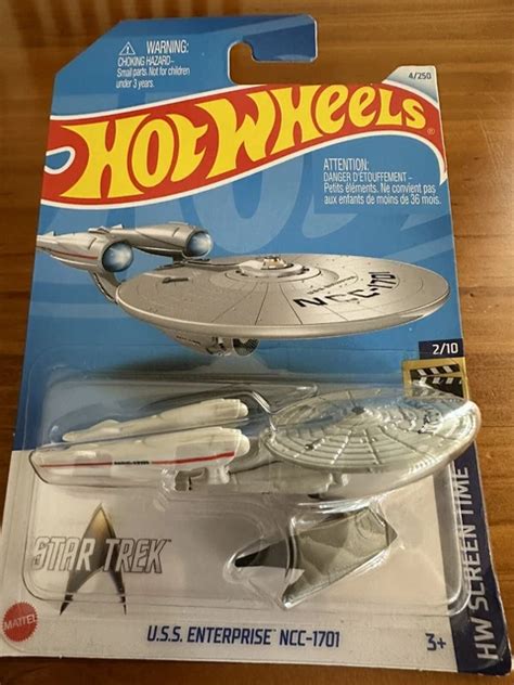 NEW HOT Wheels STAR TREK USS ENTERPRISE NCC Screen Time Series RARE EUR PicClick FR