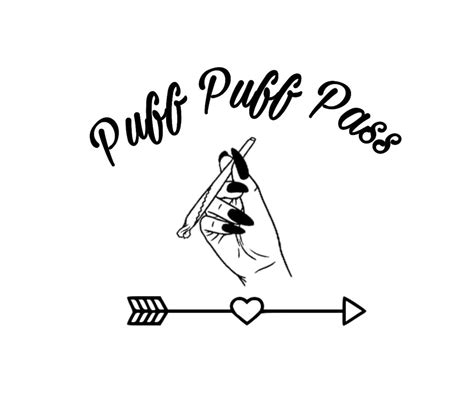 Puff Puff Pass Decal Sticker Etsy