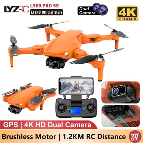 LYZRC Dron L900 PRO SE Con GPS 4K Profesional HD C Mara Dual Motor Sin