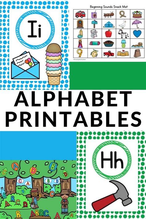 Preschool Printable Alphabet Chart