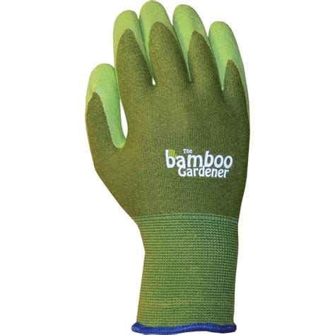 Bellingham By Radians Bamboo Gardener Rubber Palm Glove Green
