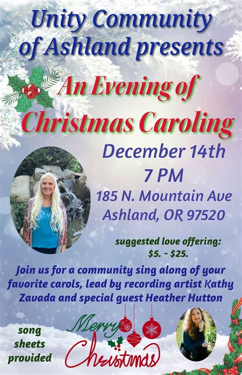 An Evening Of Christmas Caroling - Ashland News - Community-Supported ...