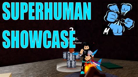 Superhuman Showcase Blox Fruits Youtube