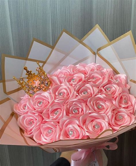 Eternal Rose Bouquet Ramo Buchon De 50 Rosas Ribbon Rose Bouquets