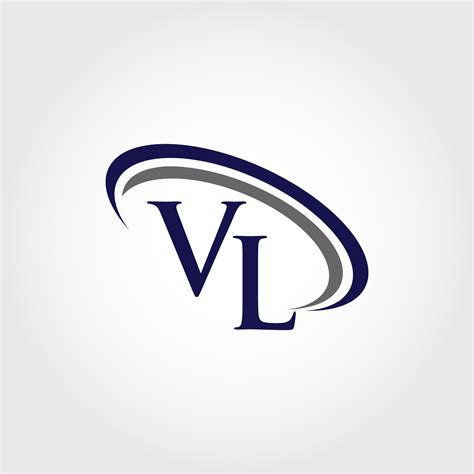 Monogram Vl Logo Design By Vectorseller Thehungryjpeg