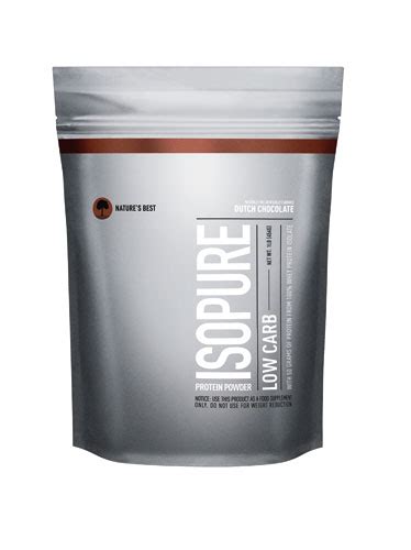 Isopure Protein Powder Low Carb Dutch Chocolate 20 Servings Vitacost