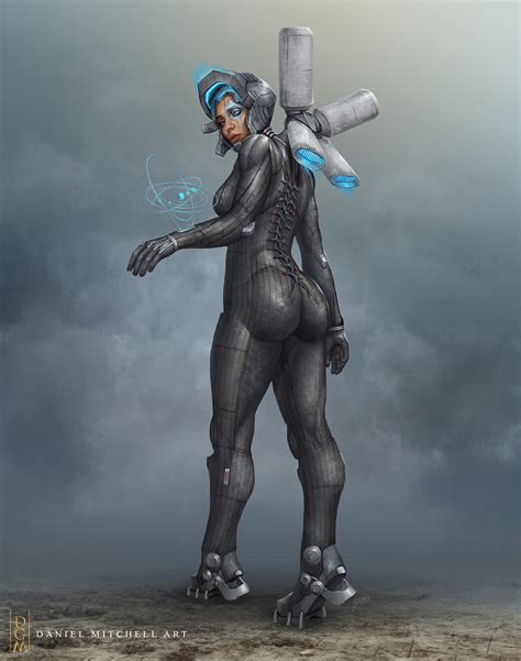 Artstation Female Space Suit Design