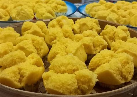 Resep Bolu Kukus Mekar Labu Kuning Oleh CikGu Er Cookpad