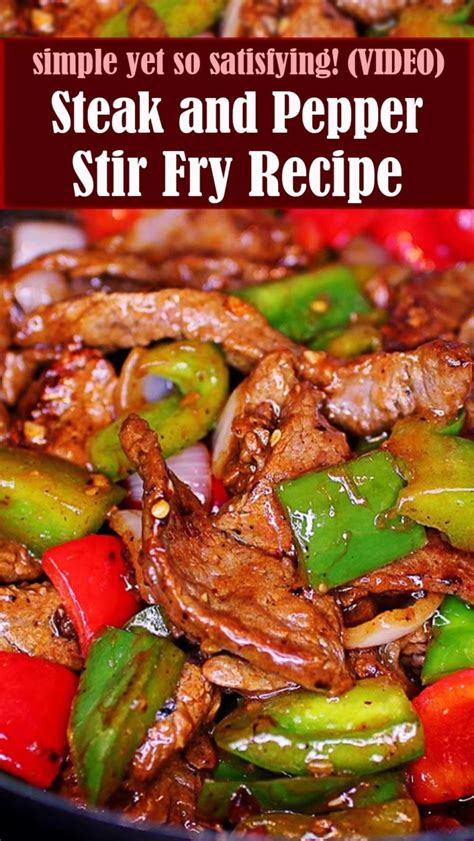 Steak And Pepper Stir Fry Recipe With Video Reserveamana