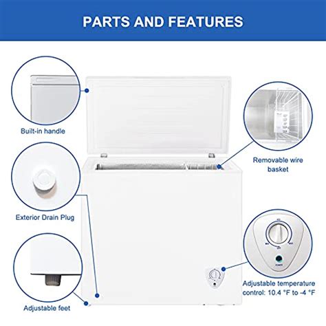 Smeta Deep Freezer Chest Freezer Cubic Feet Freezers Chest Cu Ft