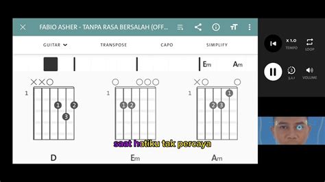 Lirik Lagu Viral Fabio Asher Tanpa Rasa Bersalah Full Karaoke Lirik Dan