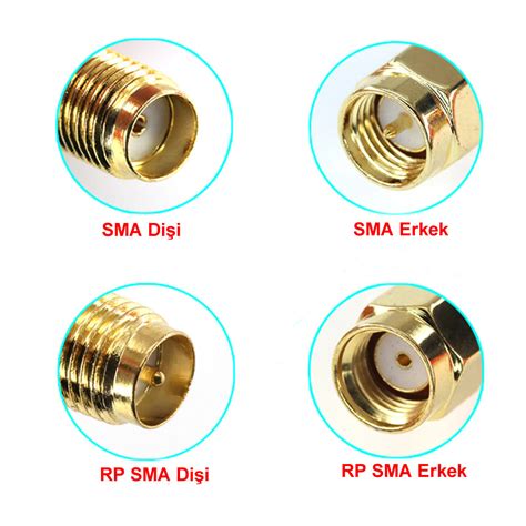 Rg Cm Sma Erkek Di I Kablo Rf Uzatma Kablosu Ohm Ghz K