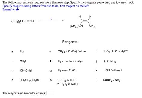 SOLVED The Following Synthesis Requires More Than One Step Specify The