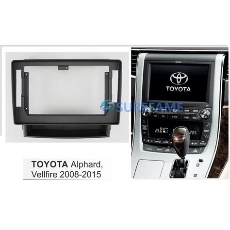 Inch Car Radio Facia Panel For Toyota Alphard Vellfire