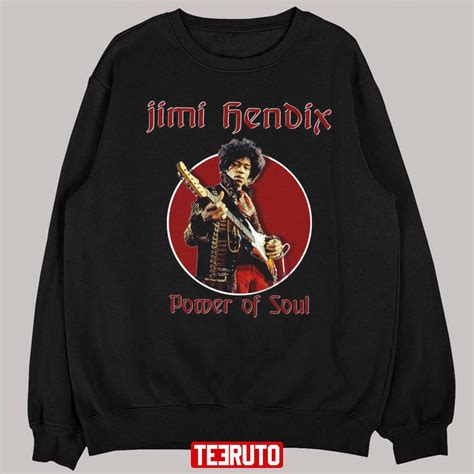 Jimi Hendrix Power Of Soul Unisex Sweatshirt Teeruto