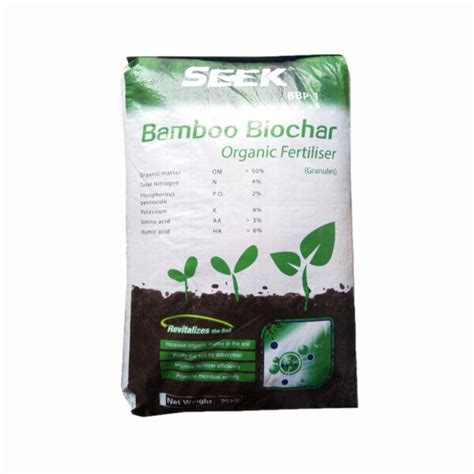 SEEK Bamboo Biochar Organic Fertilizer -25kg | Agritab