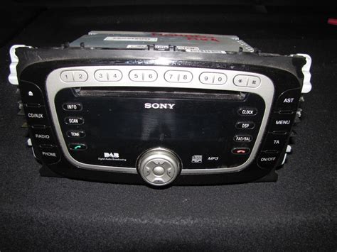 RADIO CD MP3 SONY FORD MONDEO MK4 CDX 5F611 6756030646 Oficjalne