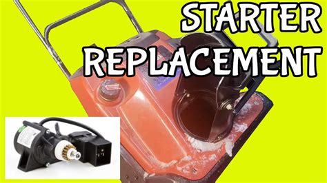 How To Replace A Starter On A Toro Power Clear Snowblower YouTube