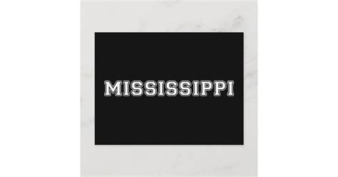 Mississippi Postcard Zazzle