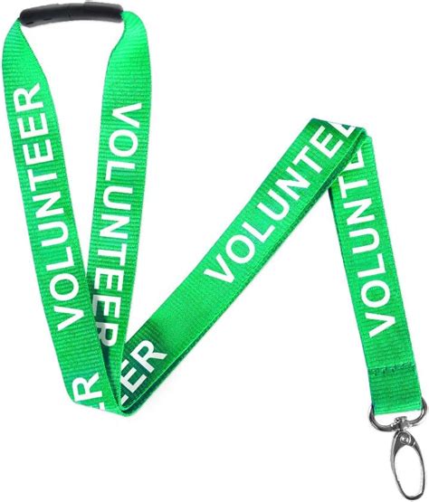 Amazon Bulk 25 Pack Volunteer Lanyards With Badges