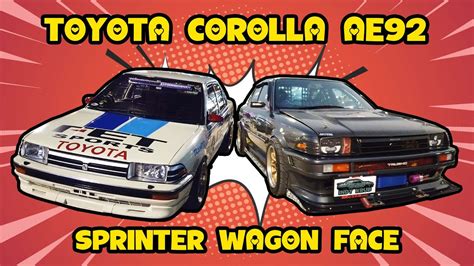 TOYOTA COROLLA AE92 SPRINTER WAGON FACE THAILAND YouTube