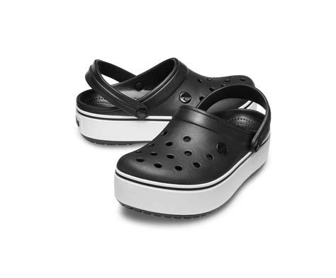 Crocs Crocband Platform Clog Black White Zuecos Crocs Bolivia