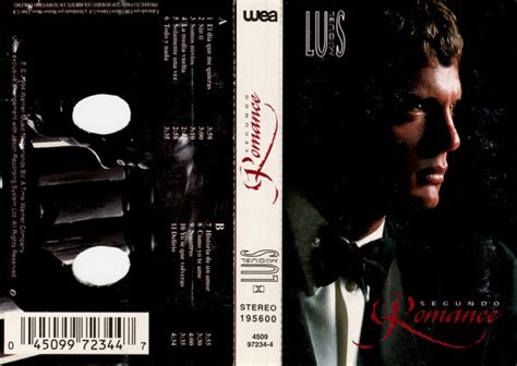 Luis Miguel Segundo Romance 1994 Cassette Discogs