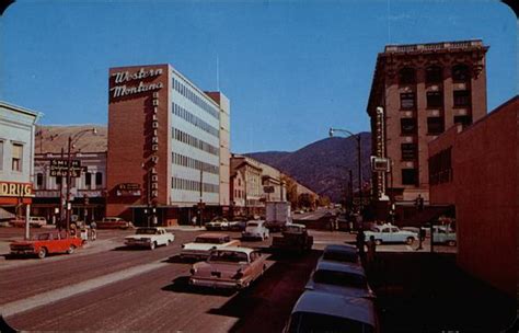 Looking East on Broadway Missoula, MT