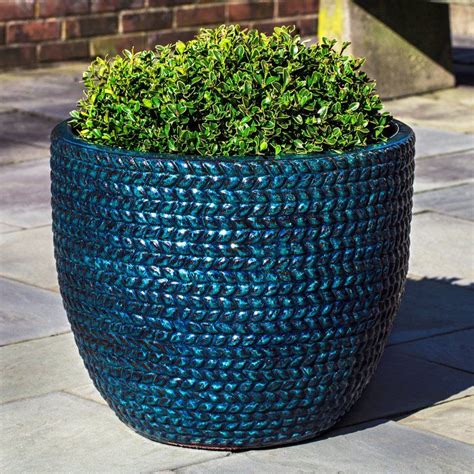 Campania International Sisal Weave Planter Set Of Planters