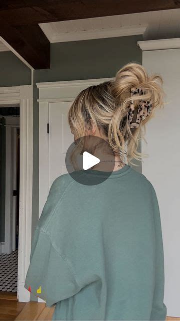 Torie Bliss On Instagram Claw Clip Messy Bun Try In