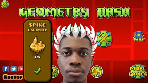 Geometry Dash Spike Gauntlet Youtube