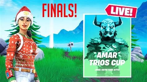 Live Amar Trio Cup Finals Viewing Party Fortnite Tournament