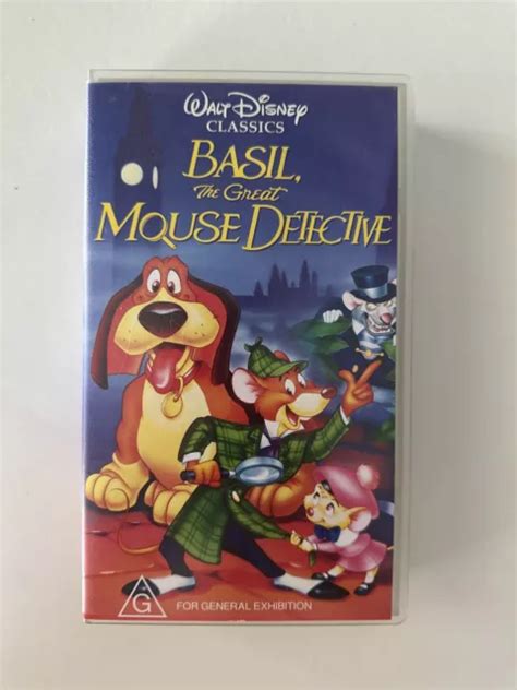 BASIL THE GREAT Mouse Detective Walt Disney Classics VHS EUR 18 31