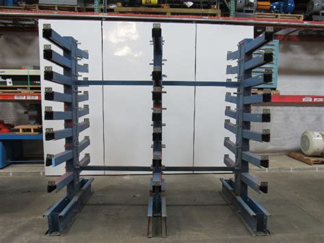 8 Cantilever Pipe Bar Stock Rack Heavy Duty Adjustable Bullseye