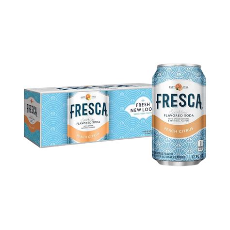 Fresca Peach Citrus Sparkling Soda Water 12 Pack Yeg Exotic