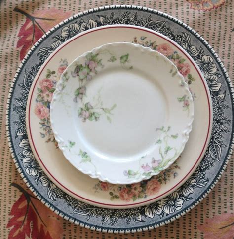 Thrift Store Mis Matched Plates For My Summer Wedding Eclectic