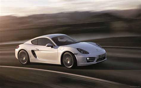 Free Download Porsche Cayman 2014 Widescreen Exotic Car Wallpaper 03 Of