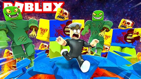 Fighting Space Zombies In Our Tycoon In Roblox Youtube