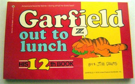 Garfield Out To Lunch By Jim Davis 12th Book 1986 Ballantine