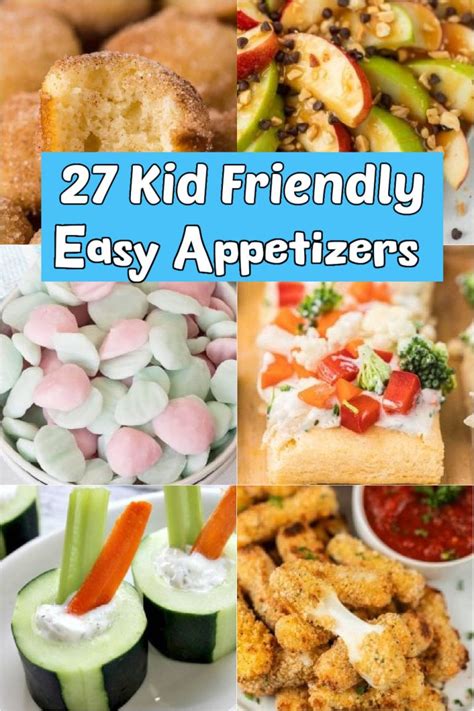 27 Easy Kid Friendly Appetizers - Eating on a Dime