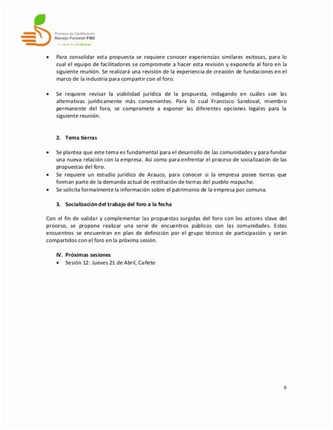 50 Ejemplos De Minutas De Reunion F3d