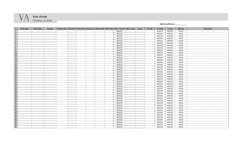 40 Free Trading Journal Templates (Excel / PDF) - TemplateArchive