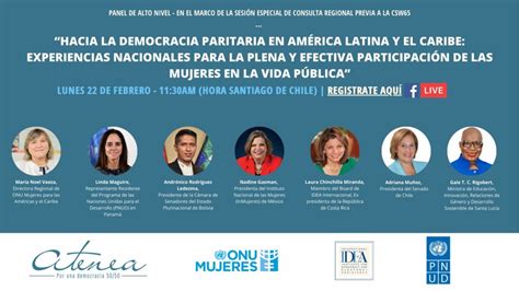 Hacia La Democracia Paritaria En Am Rica Latina Y El Caribe