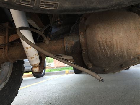 Help Mystery Hose Dangling From Rear Axle Ford F Forum