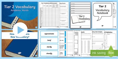 Tier 2 Vocabulary Teaching Pack Spelling Resource Twinkl