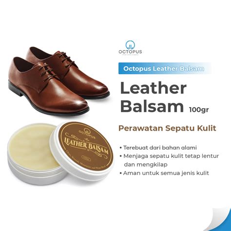 Jual Octopus Leather Balsam Semir Pembersih Sepatu Tas Kulit